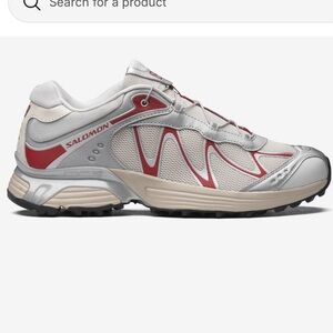 Salomon XT-Whisper Athletic Shoes in Red and Gray